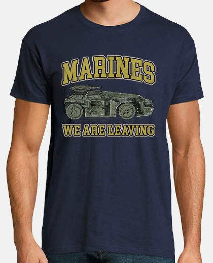 Tee-shirt marines nous partons