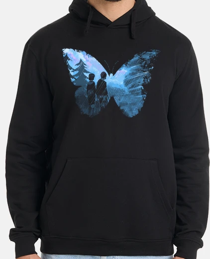 Sudadera mariposa azul