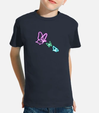 Playeras ni os mariposas de ne n multicolor laTostadora M xico