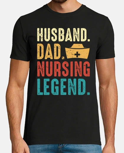 T-shirt marito d39epoca papà infermiere leggend