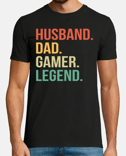 T-shirt marito vintage papà giocatore leggenda