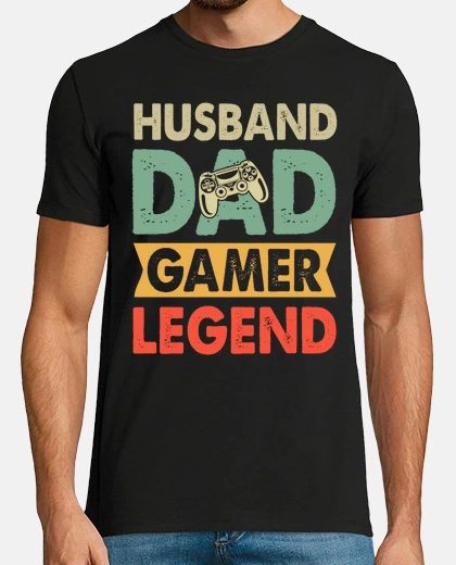 T-shirt marito vintage papà giocatore leggenda