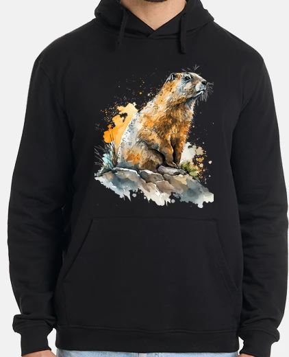 Hoodie marmot burrow alert cry valley of sticks