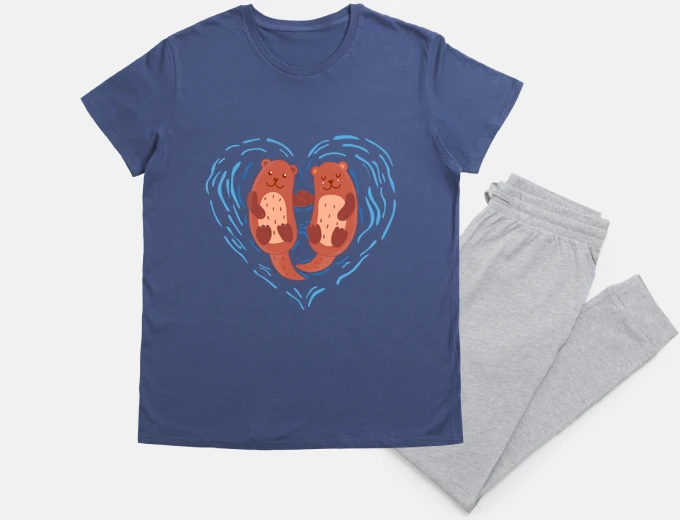 Pijama Marmotas enamoradas