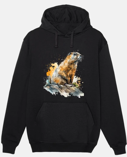 Sweat Marmotte terrier cri d alerte vallée de bâtons de 