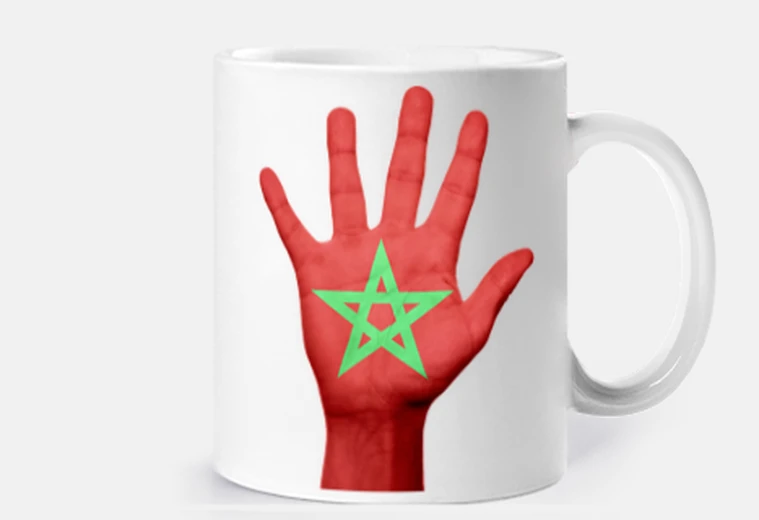 Mug maroc drapeau national du royaume