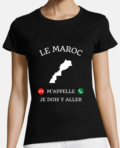 Tee-shirt maroc m appelle humour marocain