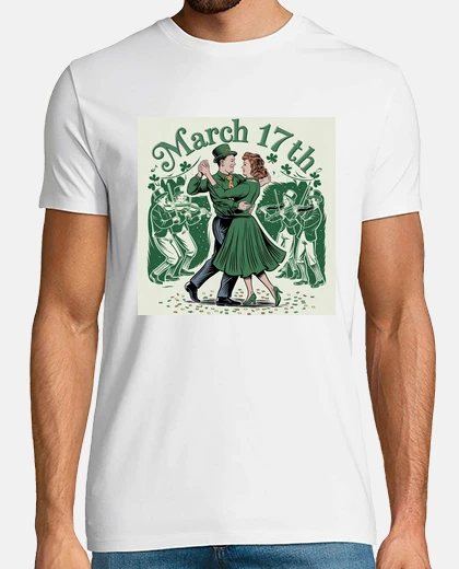 Tee-shirt mars de la saint patrick