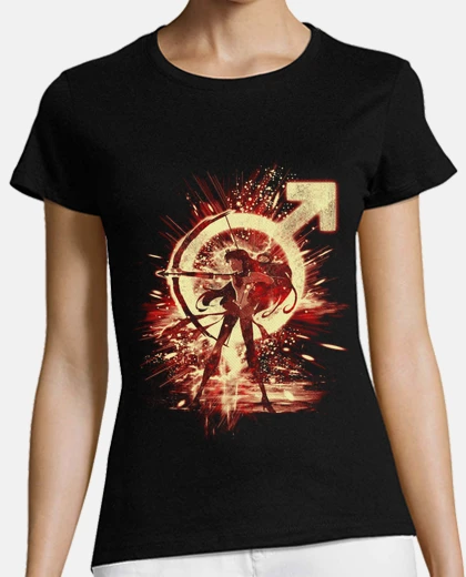 T-shirt mars tempesta-rosso