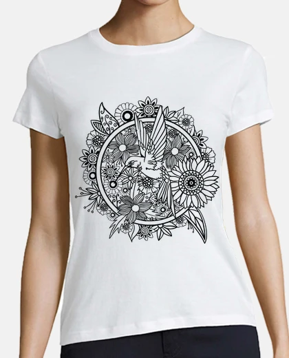 Tee-shirt martin pecheur mandala