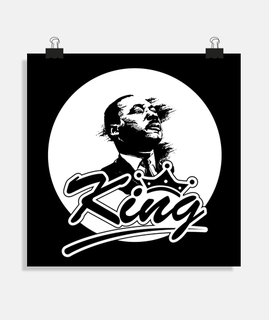 martin luther king the king , brotherhood, black lives matter poster