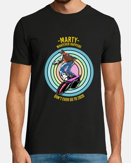 Tee-shirt Marty dont ever go to 2020 overboard onewheel