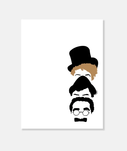 Wall marx brothers canvas