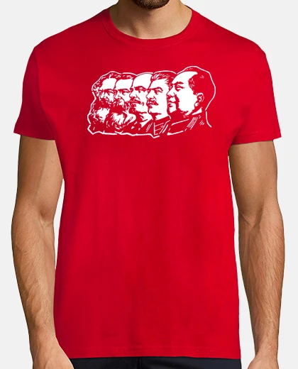 T-shirt Marx, Engels, Lenin, Stalin e Mao