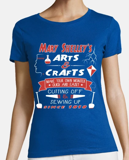 T-shirt mary shelley arte e artigianato