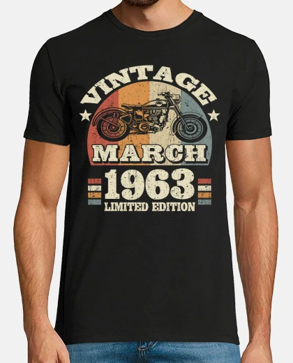 T-shirt Marzo 1963 compleanno - 60 anni