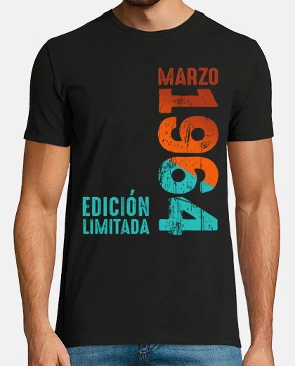 T-shirt marzo 1964 limitata 1964 anno 1964 retr