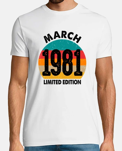 T-shirt marzo 1981