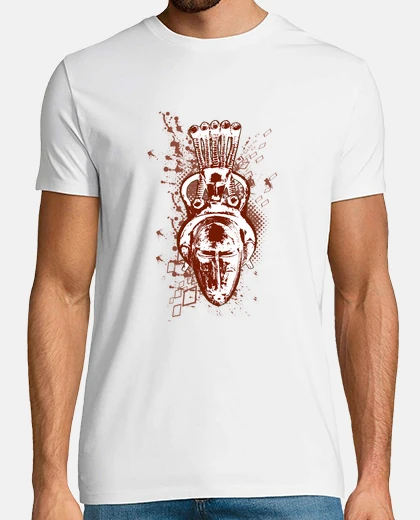 Playera máscara africana