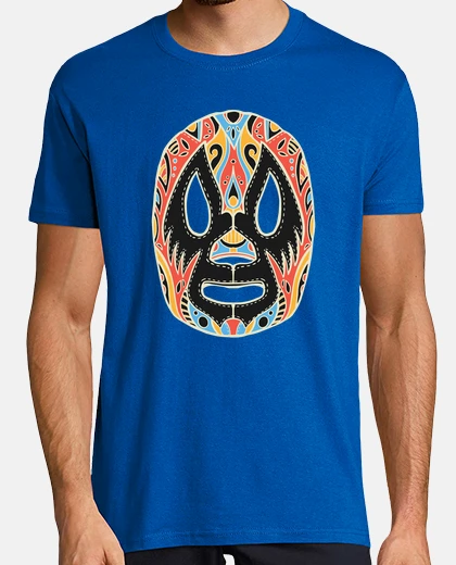 Playera máscara de lucha libre