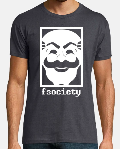 Camiseta máscara fsociety