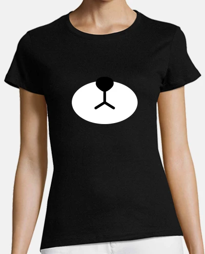 Playera Mascarilla boca oso hocico