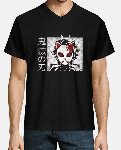 T-shirt maschera da cacciatore di demoni
