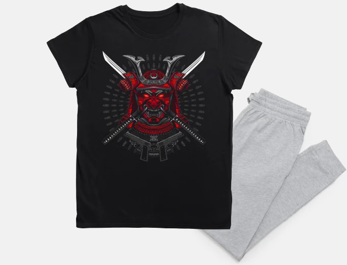 Pigiama maschera da samurai