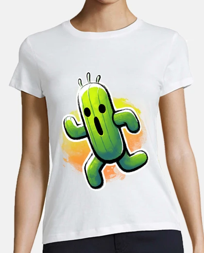 T-shirt maschera final fantasy cactuar - giocatore