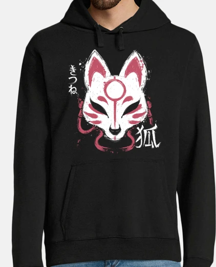 Felpa maschera kitsune