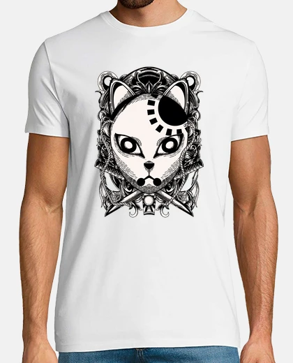 T-shirt maschera per uccisore di demoni incisio