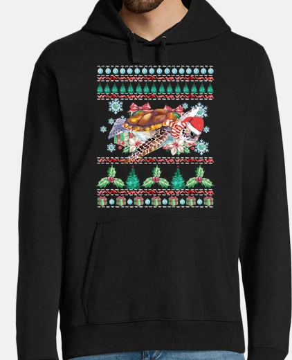 Sudadera Mascota Tortuga Ugly Navidad