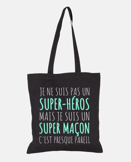 Bag mason superhero humor mason gift