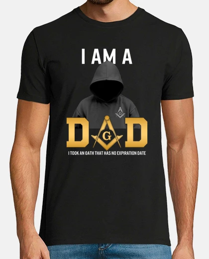 Tee-shirt Masonic Freemasonry Traveler Dad Freemason Fathers Day Gift for Grandfather Daddy Papa Men
