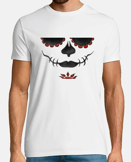 Tee-shirt masque de dia de los muertos