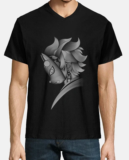 Tee-shirt masque japonais démon tueur