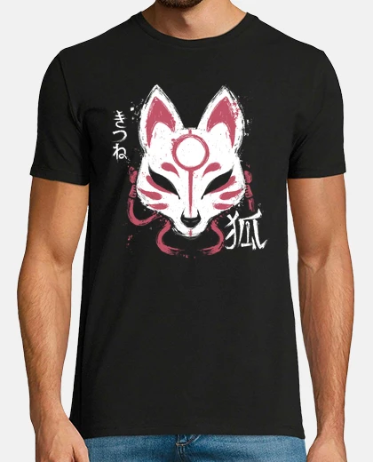 Tee-shirt masque kitsune