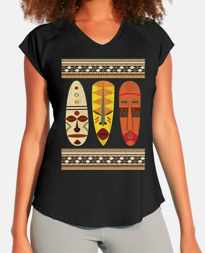 Tee-shirt masques africains
