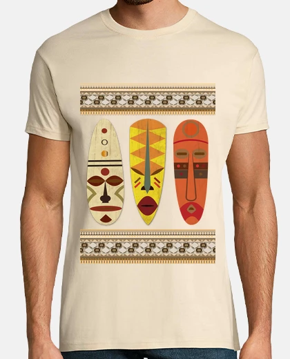 Tee-shirt masques africains