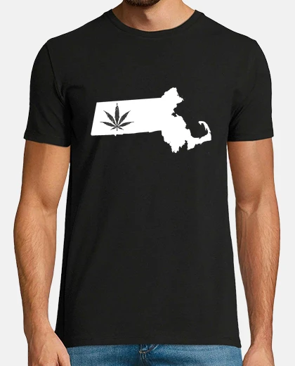 Tee-shirt Massachusetts Weed 420