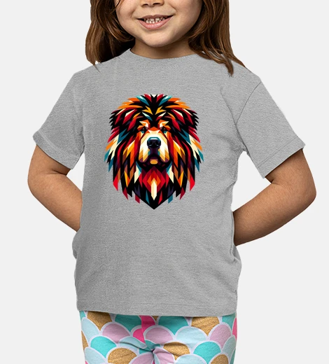 Abbigliamento Mastino tibetano mosaico geometrico