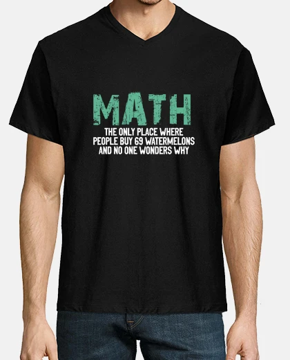 T-shirt matematica divertente