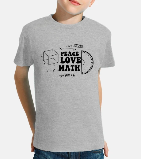 Abbigliamento matematica matematica la matematica amore la pace