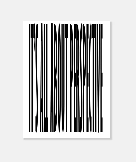 Stampa materia tela di prospettiva