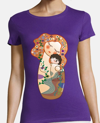 T-shirt maternità klimt dad