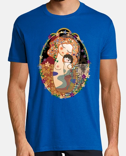 T-shirt maternity klimt style kokeshi