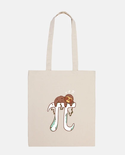 Bag math pi sloth teacher student joke