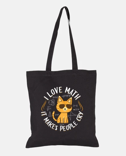 Bag mathematic i love math mathematics