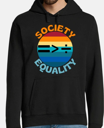 Hoodie maths equals greater than divide social