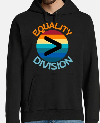 Hoodie maths equals greater than divide social